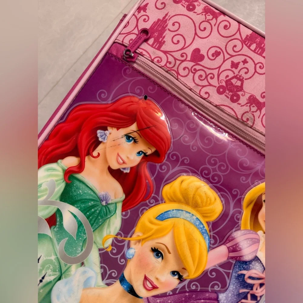 American Tourister Disney Princess Carry on Roller Luggage - Picture 4 of 5